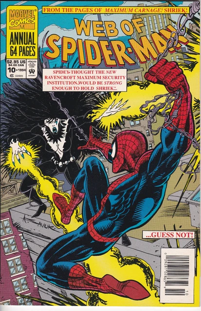Web of Spider-Man Annual #10 Vol. 1 (1985-1998, 2012)Marvel Comics,Newsstand