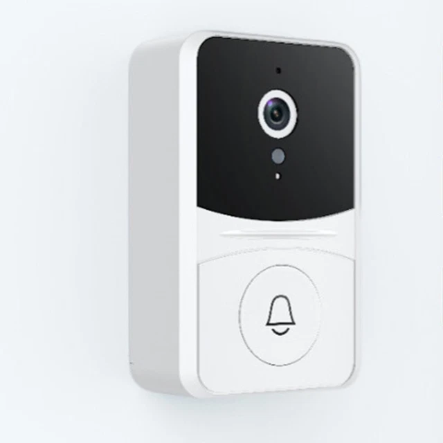 Türklingel Kamera Wireless WiFi/HD Drahtlose Türklingel Nachtsicht Weiß