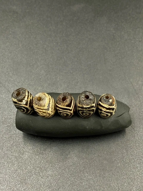 Old Ancient Antique Pyu city states cultures Bead from Burma 6
