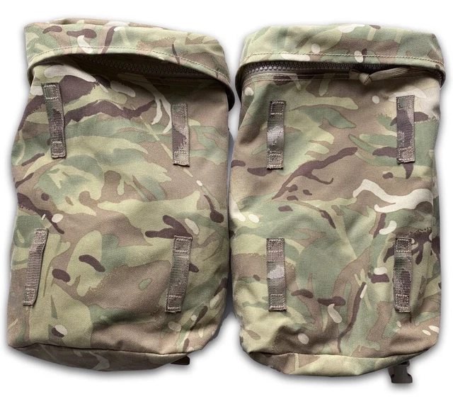 MTP POUCHES CAMO Side Pouch Zip IRR Bergen Rucksack Pair of 2 British Army 134.05 PicClick AU