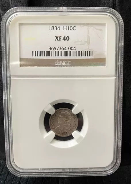 1834 Capped Bust Half Dime NGC XF 40