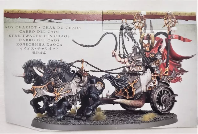 Chariot Chaos Warriors Gorebeast NO BOX Warhammer Age Sigmar Slaves to Darkness