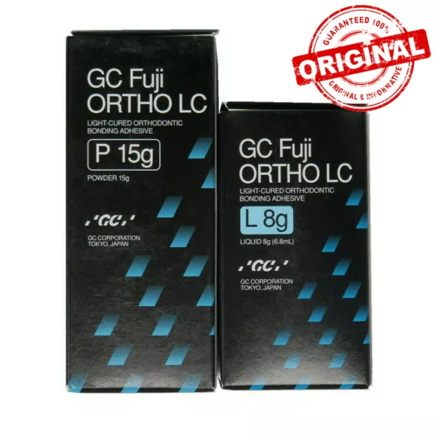 HOT Dental GC Fuji ORTHO LC Light cured Orthodontic Bonding Adhesive 15g P 8g L