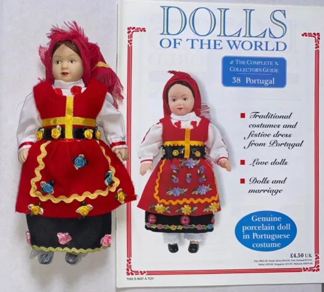 PORCELAIN DOLLS OF The World with Magazine 38 Portugal 5.00 PicClick UK