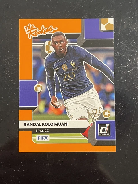 RANDAL KOLO MUANI 2022-23 Panini Donruss FIFA France SP Orange The Rookies