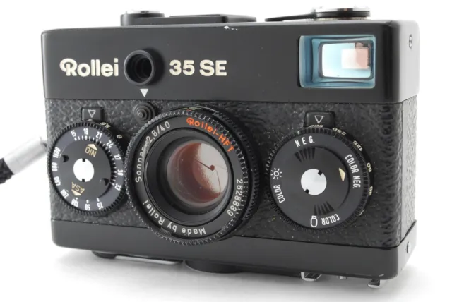 【NEAR MINT】Rollei 35 SE Black Film Camera Sonnar 40mm f/2.8 Lens From JAPAN