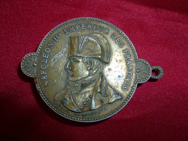 Ancienne Loupe à Décor de NAPOLEON 1er Empereur des Français Aigle Royal