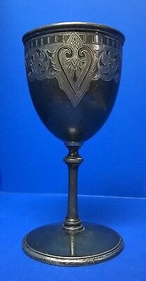 Rogers & Bro. triple plate 1500 silver stem cup, goblet