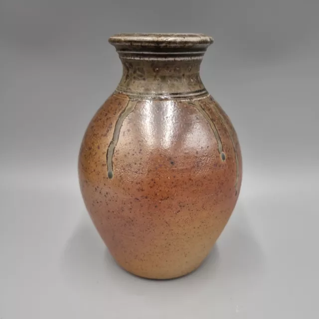 A Studio Pottery Vase By Toff Milway, VGC, Labelled To Base.