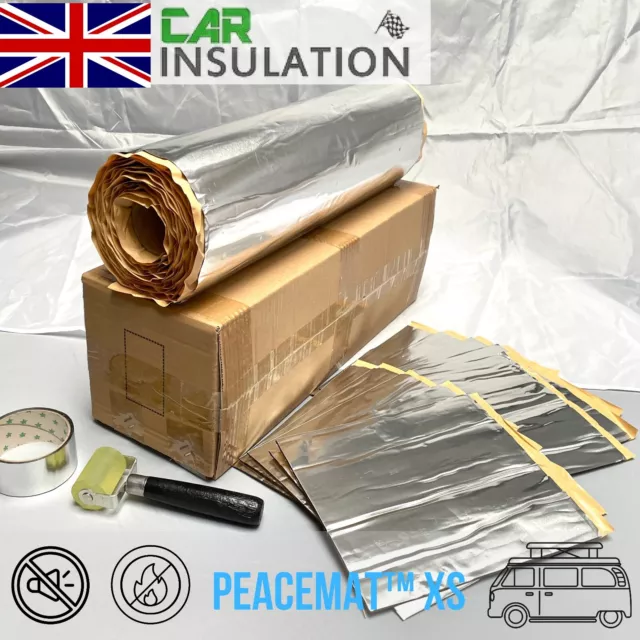 1.6m PeaceMAT™ XS Premium Butyl Car Van Sound Deadening Noise Dampening Sheet