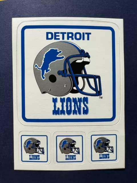 LOT (1) NFL DETROIT LIONS FOOTBALL LOGO PATCH TYPE F # 68B