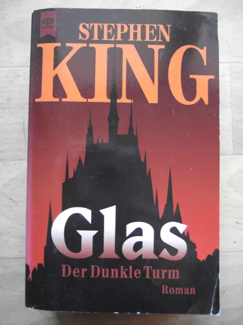 Stephen King - Glas 1997 Tachenbuch Der Dunkle Turm Heyne Horror Fantasy Roman