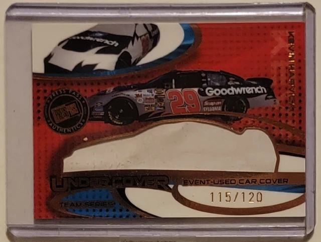 Kevin Harvick NASCAR 2005 Press Pass Eclipse Undercover Car Cover Relic /120 COA