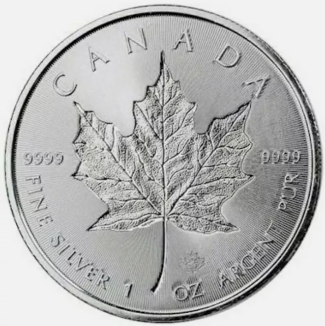 2018 Canada 1 oz Mapple Leaf Incuse 1oz fine silver 9999 BU bullion coin
