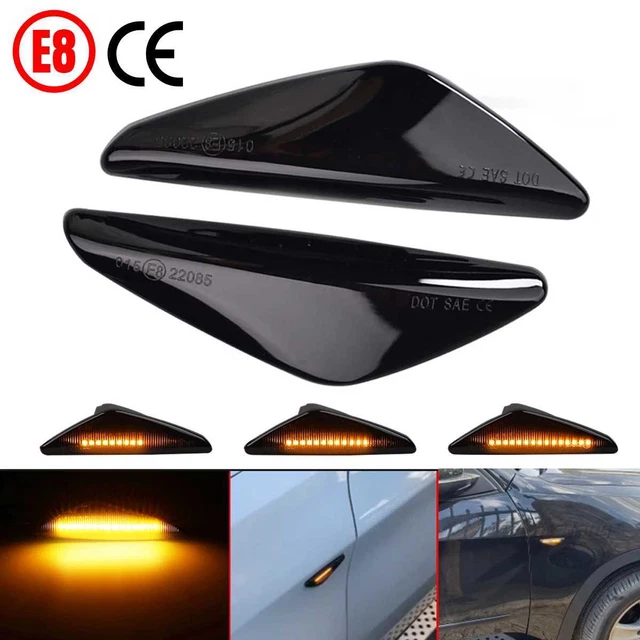 Clignotants Dynamiques LED Pour BMW X3 F25, X5 E70, X6 E71 - Remplace 63137171007/08, Sans Codage