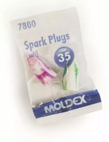 Moldex Allumage 7800 Bouchons D'Oreilles Mousse, SNR 35dB, PVC Gratuit