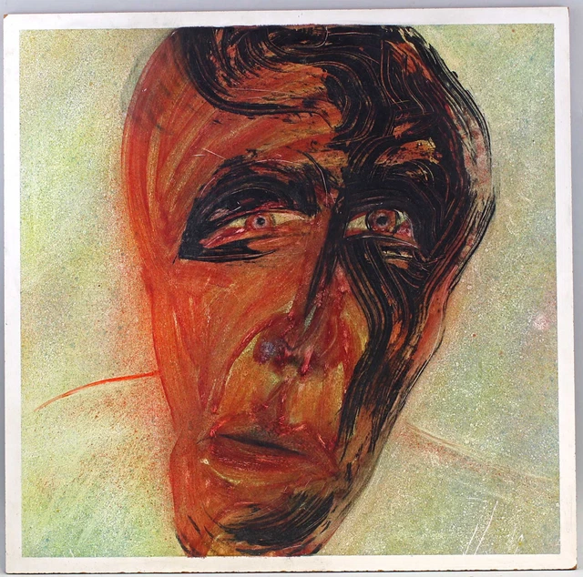 8860114 Pintura Al Óleo Firmado 1983 Cabeza Abstracto Moderno