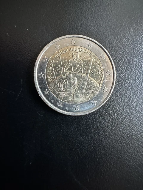 2 Euro - France - Commémorative - 2023 - Coupe Du Monde Rugby