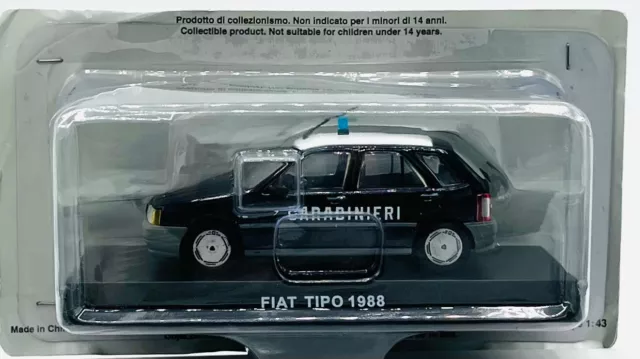 EBOND Modellino Fiat Tipo - 1988 - Carabinieri - Die Cast - 1:43 - 0487