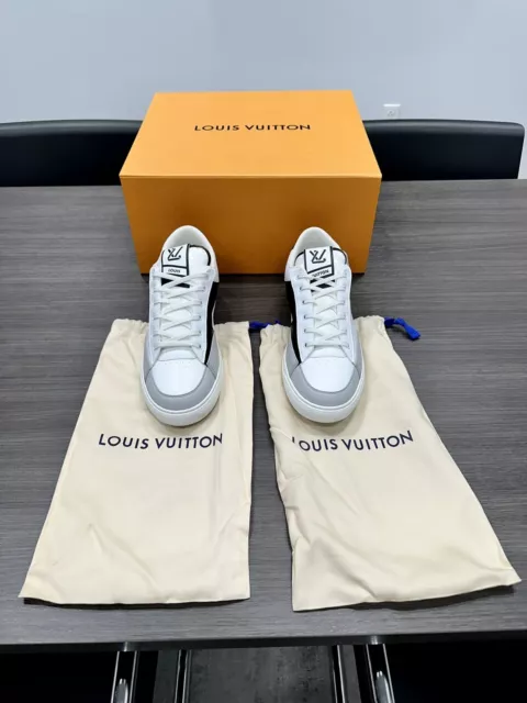 Louis Vuitton Men's White Low Top Charlie Sneaker Size 9.5UK/10.5US