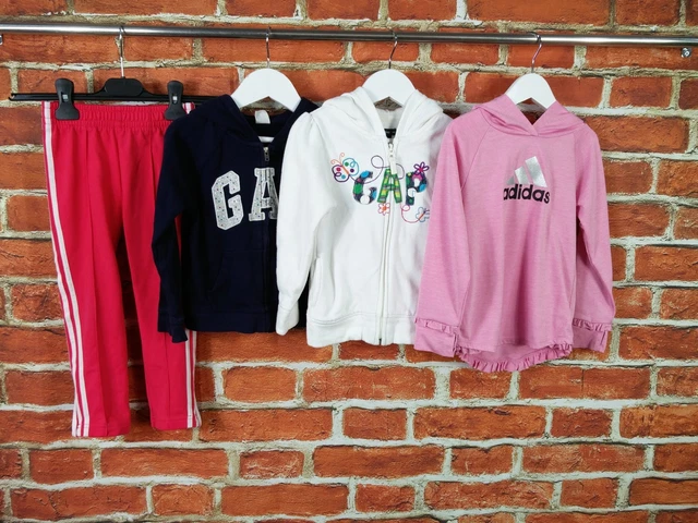 Girls Bundle Age 3-4 Years Adidas Gap T-Shirt Hoodie Jacket Trackpants 104Cm