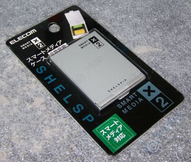 2x Case Holder Storage for Smart Media Memory Cards ELECOM SHELSP NOS - USA