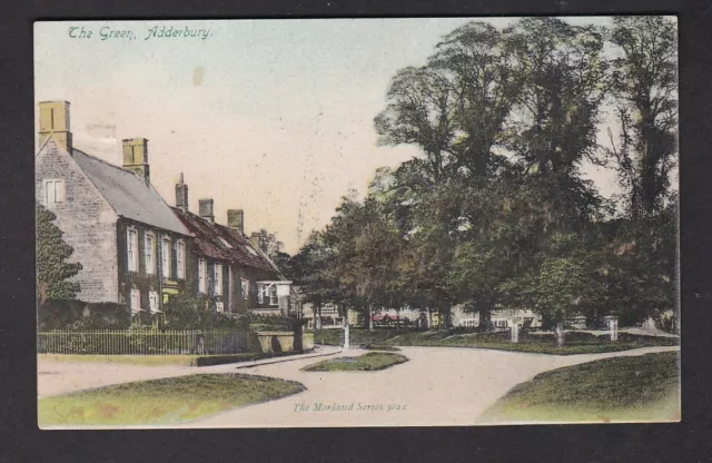 Oxfordshire Oxon ADDERBURY The Green used 1907 PPC Morland Series