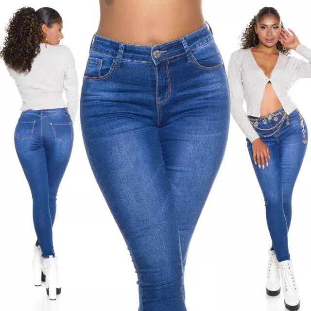 Jeans Donna Skinny Jeans Push-Up