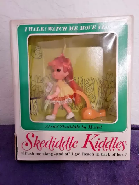 Liddle Kiddles Sheila Skediddle Doll New NRFB NOS #3765 Vintage 1968 Mattel