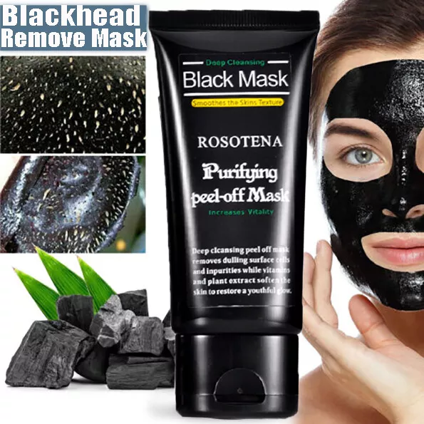 Masque Peel-Off Purifiant Contre L'acné Masque Au Charbon De Bois Nettoyant R