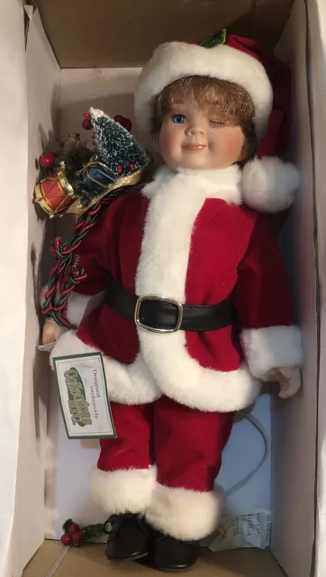 Heritage Signature Collection 13” Porcelain Doll Chris Claus #80023 Christmas