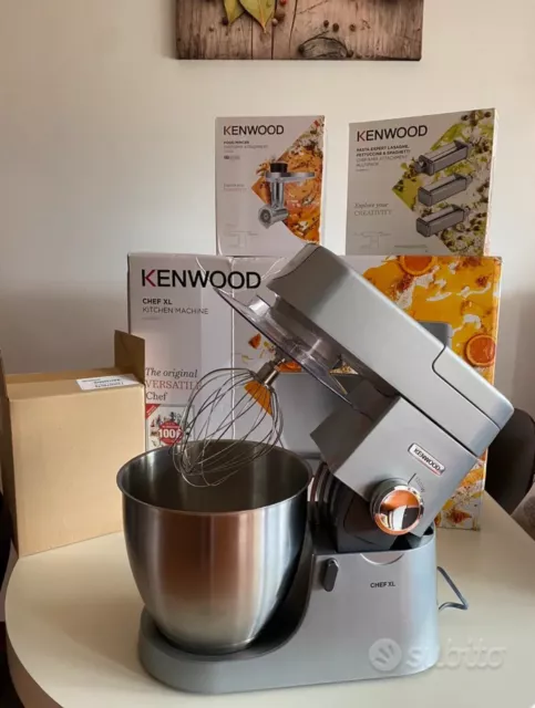 Impastatrice Planetaria Robot Da Cucina Kenwood Chef Con Accessori