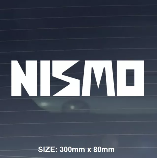 NISMO STICKER DECAL 300mm - JDM Skyline GTR R32 Old Style Nismo Logo Sticker