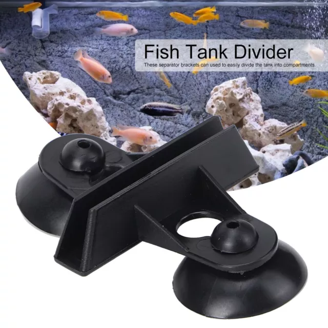 40PCS PVC Aquarium Fish Tank Suction Cup Séparation De La Carte Divider Supp Qcs