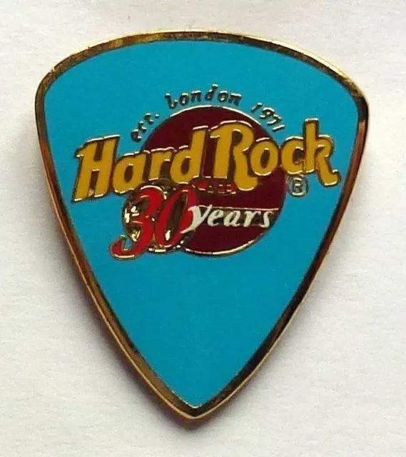 Hard Rock Cafe Pin Badge 30th Anniversary Guitar Pick