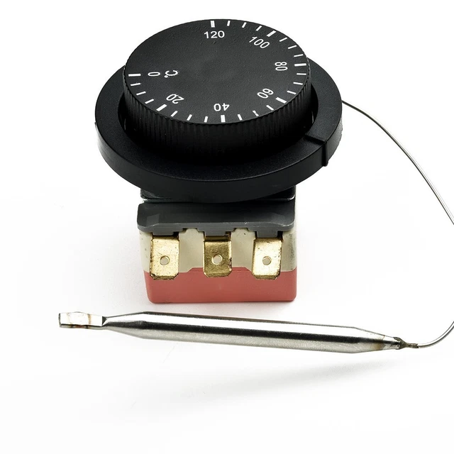 Adjustable Electric 12V Radiator Fan Thermostat Control Relay Wire Kit Car Truck