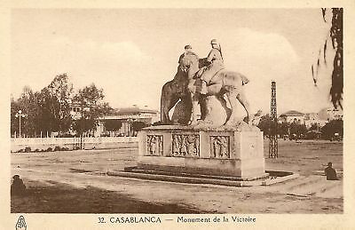 Cpa Maroc Casablanca Monument De La Victoire