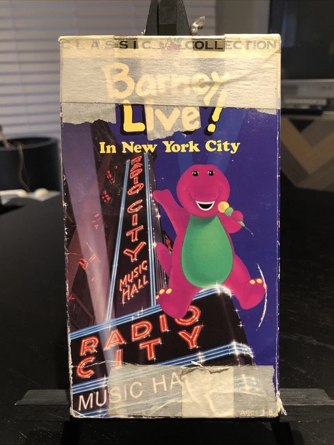 Barney Live In New York City Vhs 1994 Classic Collection Home Barney Live In New York City Vhs 1994 Classic Collection Home