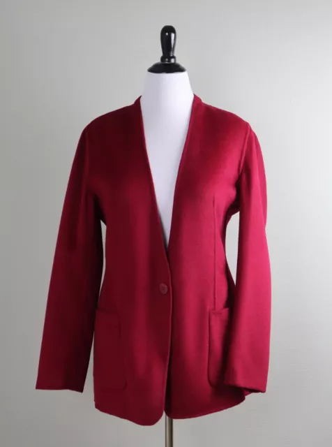 TALBOTS NWT $289 Double Faced Wool Blend Classic Blazer Jacket Top Size 16