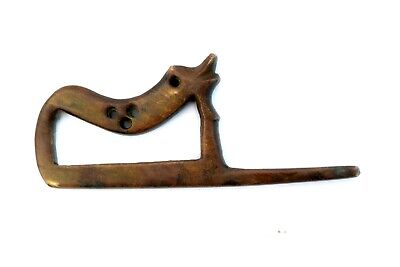 Collectible Antique Snake Figure Hand-Forged Old Strike To Fire Flint. G19-30