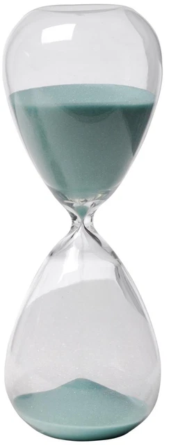 A & B Home 10" Ferdinand 60-Minute Jade Sand Hourglass 73229-JADE