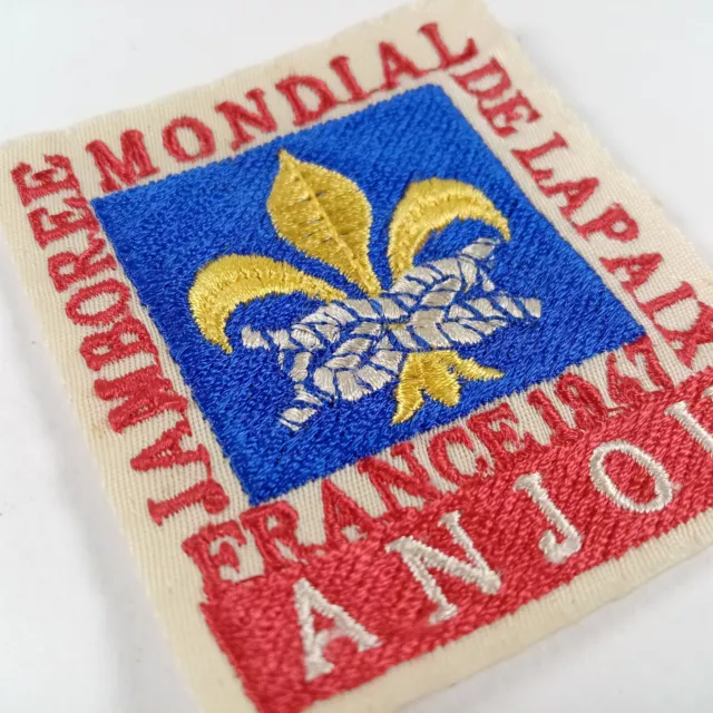 6th World Scouts Jamboree 1947 Subcamp ANJOU Patch 2