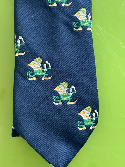 Vintage Notre Dame Shamrock Fighting Irish Men’s Tie