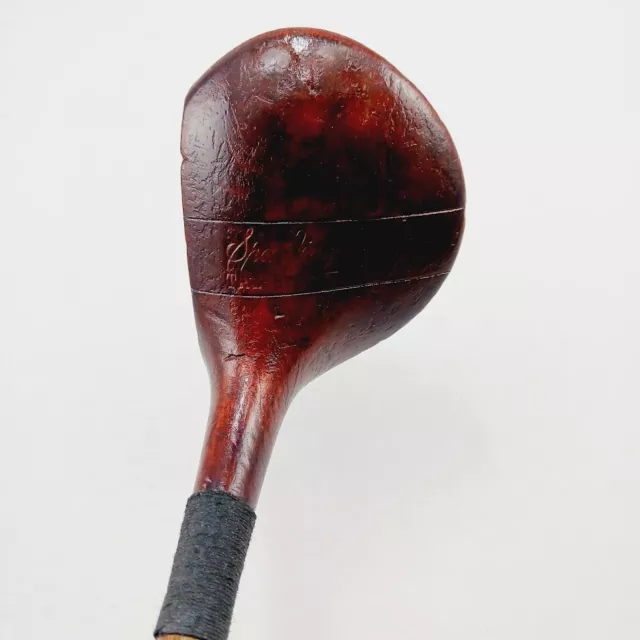 Hickory Shafted Golf Club - 2 Wood - Spalding Tru Stroke