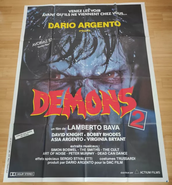 Affiche Cinema 120x160 Démons 2 Lamberto Bava 1986
