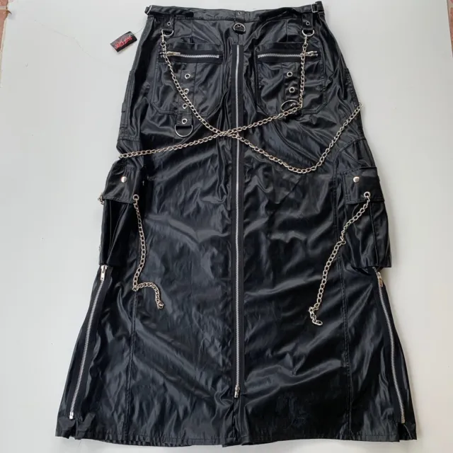 Venom Faux Leather Maxi Skirt