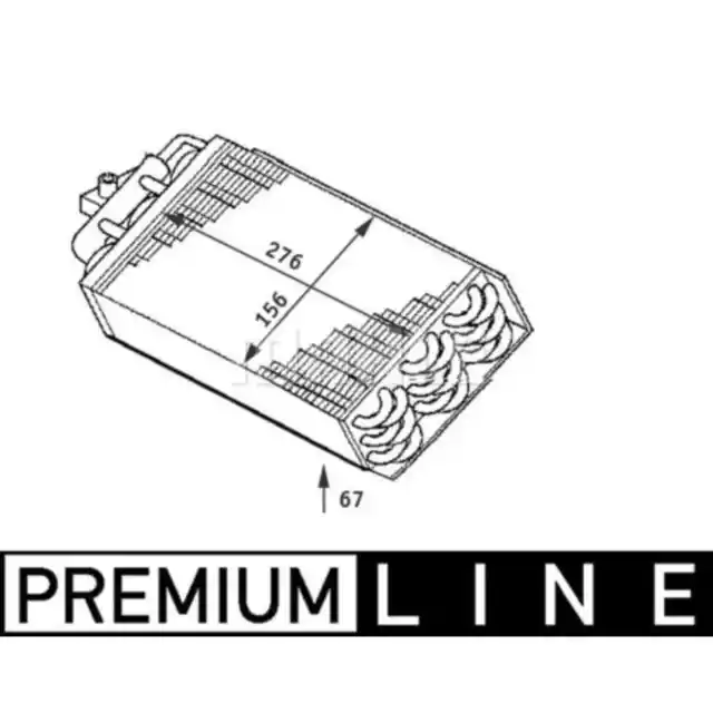 Verdampfer Klimaanlage MAHLE AE 64 000P für BMW Z3 Roadster