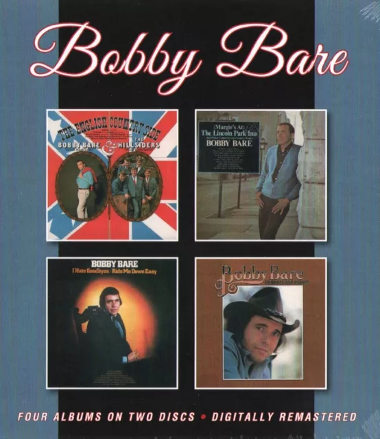 Bobby Bare Four Rca Albums double CD Europe Bgo 2022 Four albums remastered on