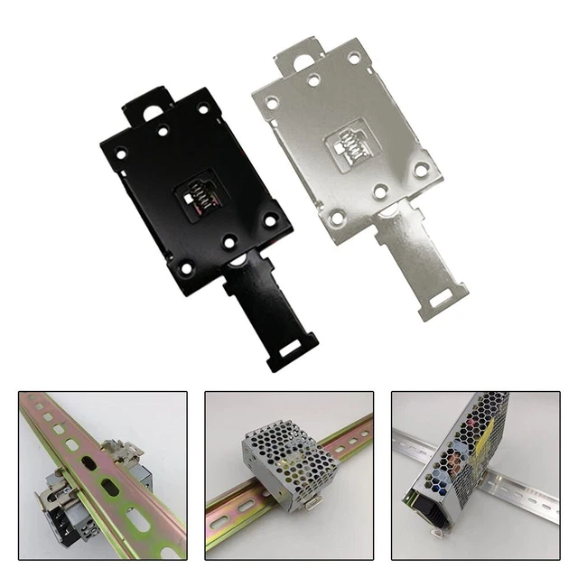 Cikonielf Pince fixe pour rail DIN Pince de fixation fixe pour rail DIN Cikonielf Pince fixe pour rail DIN Pince de fixation fixe pour rail DIN