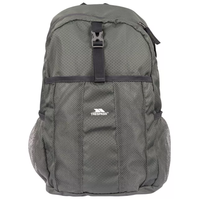 Trespass 22L Kapazität Packaway Rucksack elastisch Seitentasche Top Griff Tasche Turzo